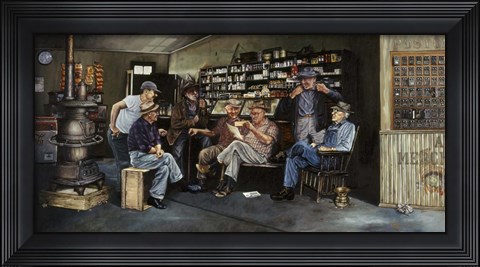 Framed Good News Print