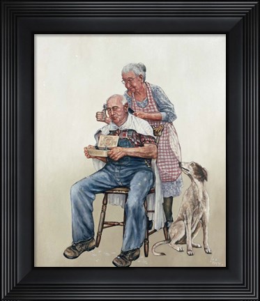 Framed Home Clipped Print