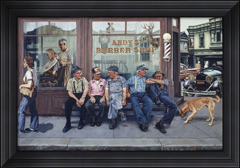 Framed Corner Bunch Print