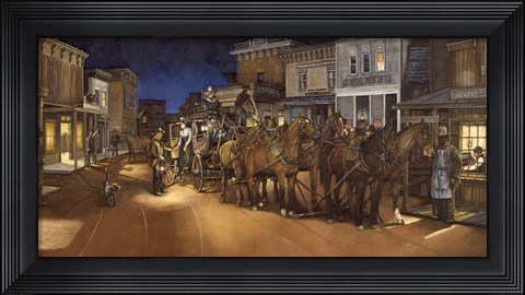 Framed Late Arrivals Print