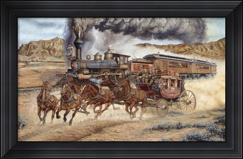Framed Reluctant for Progress Print