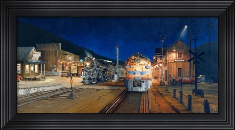Framed Supper at Rosies Print