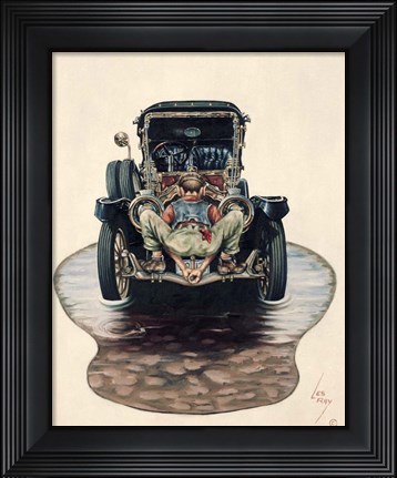 Framed Predicament Rear Print