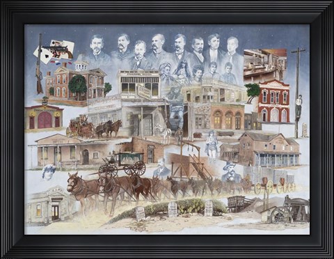 Framed Ghost of Tombstone Print