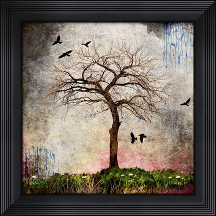 Framed Cottonwood Tree Part 8 Print