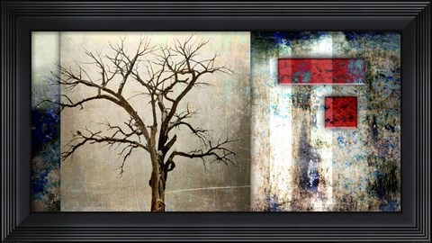 Framed Cottonwood Tree Part 12 Print