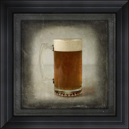 Framed Dorm Room Pub Just Beer 2 Print
