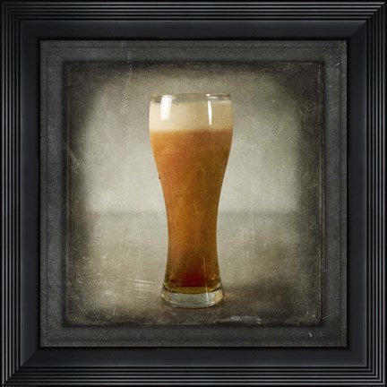 Framed Dorm Room Pub Just Beer Print
