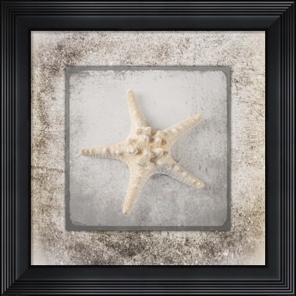 Framed Stone Star 2 Print