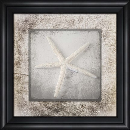 Framed Stone Star 3 Print