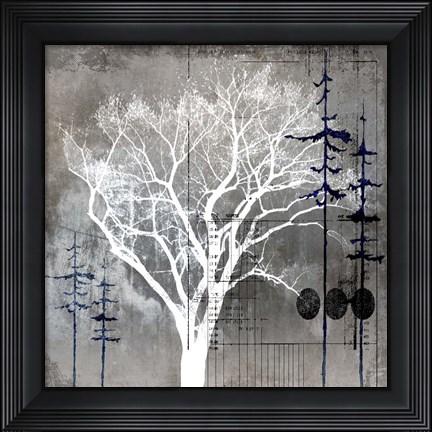Framed July Tree 8 Print