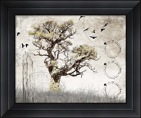 Framed August Tree 3 Print