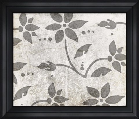 Framed Decorative Pattern 3 Print