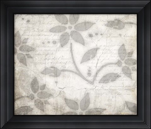 Framed Decorative Pattern 4B Print