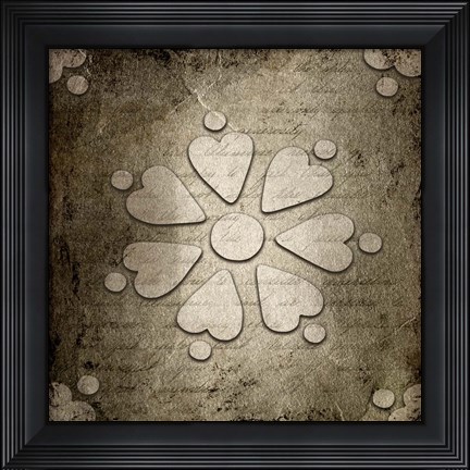 Framed Decorative BK 1 Print