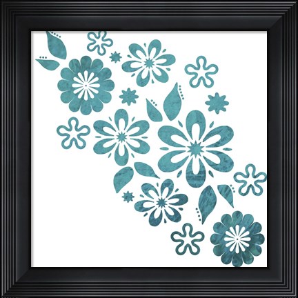 Framed Go BoHo 5 texture Print