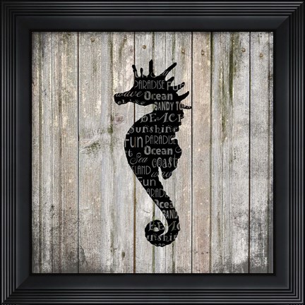 Framed Country Sea V2 1 Print