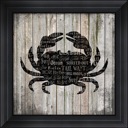 Framed Country Sea V2 2 Print