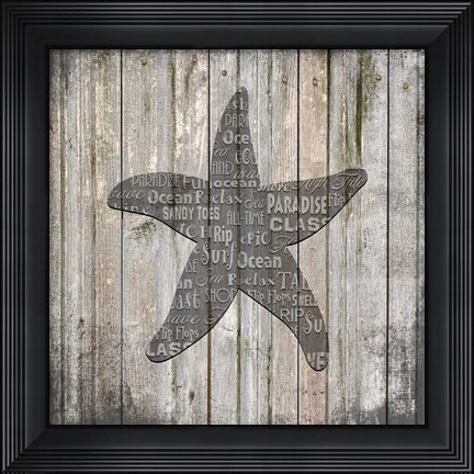 Framed Country Sea V3 3 Print