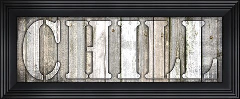 Framed Country Sign V1 1 Print