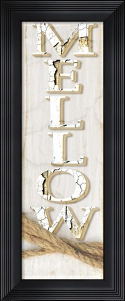 Framed Country Wood Sign V2 2 Print