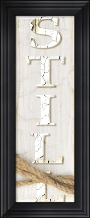 Framed Country Wood Sign V2 3 Print