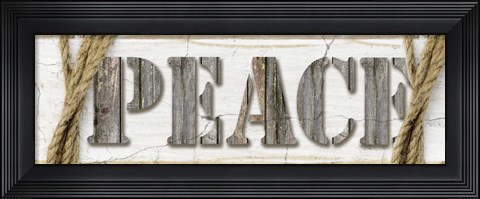 Framed Country Wood Sign V3 1 Print