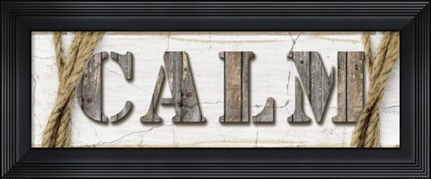 Framed Country Wood Sign V3 2 Print