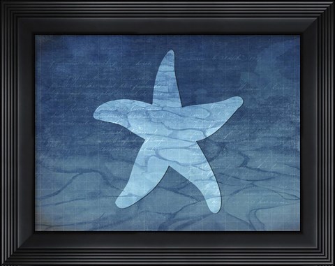 Framed Gypsy Blue Cyanotype V6 Print