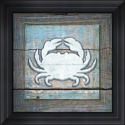 Framed Gypsy Sea Blue Framed 4 Print