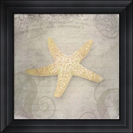 Framed Gypsy Sea Love Letter 3 Print