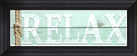 Framed Gypsy Sea Sign V1 1 Print