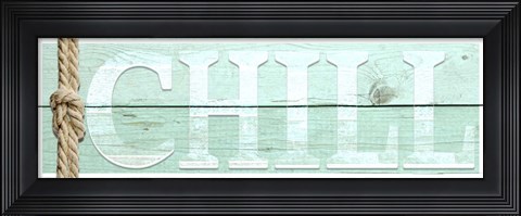 Framed Gypsy Sea Sign V1 3 Print