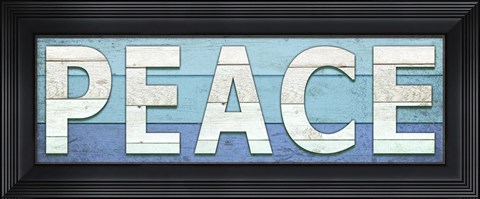 Framed Gypsy Sea Sign V2 2 Print