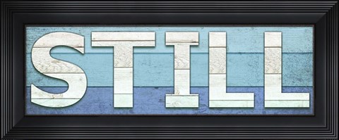 Framed Gypsy Sea Sign V2 4 Print