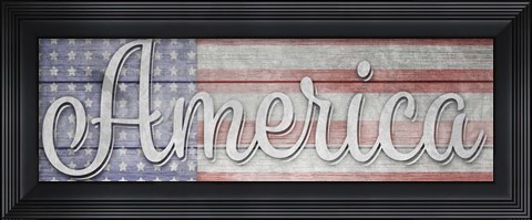 Framed American Workshop Series 3 V6 Signs 3 Print