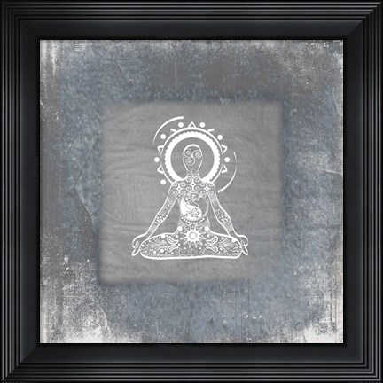 Framed Gypsy Yoga V1 1 Print