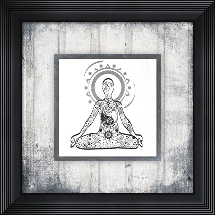 Framed Gypsy Yoga V1 2 Print