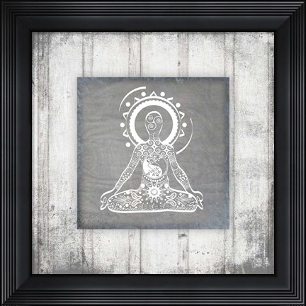Framed Gypsy Yoga V1 3 Print