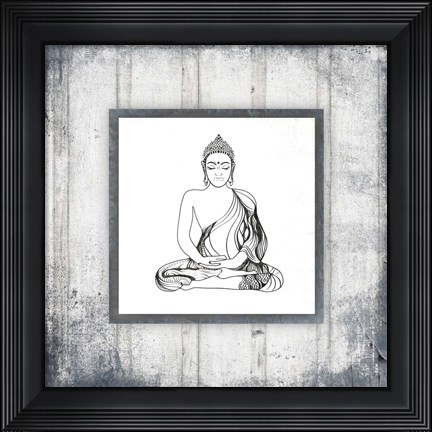 Framed Gypsy Yoga V3 2 Print