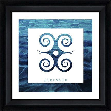 Framed Yoga V1 Strength Print