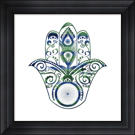 Framed Yoga Symbol V1 Print