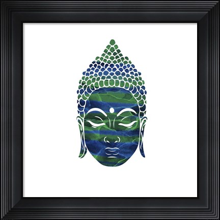 Framed Yoga Symbol V4 Print