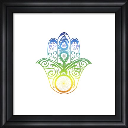 Framed Yoga V1 4 Print