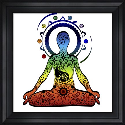 Framed Yoga V5 Print