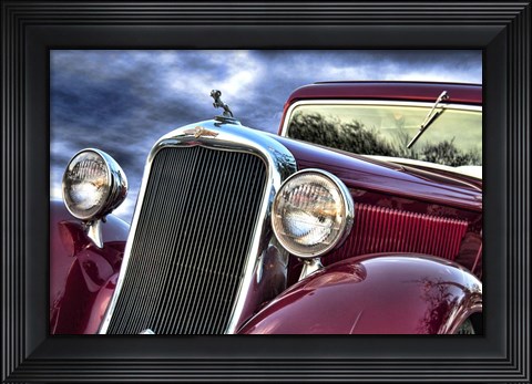 Framed Red Dodge Print