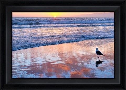Framed Venice Beach Sunset Print