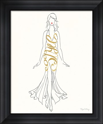 Framed Stylish Sayings I Print