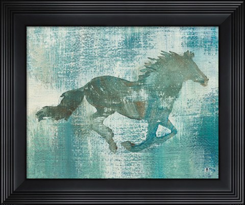 Framed Mustang Study Print