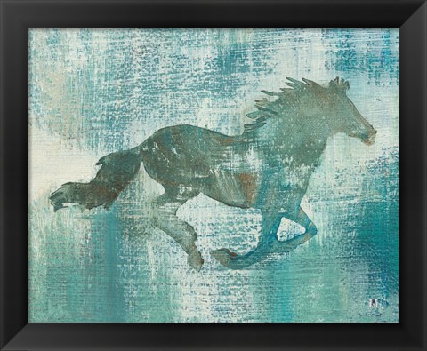 Framed Mustang Study Print